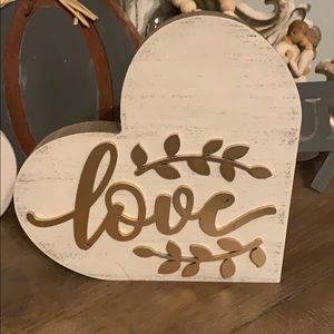 Love Wood Sign